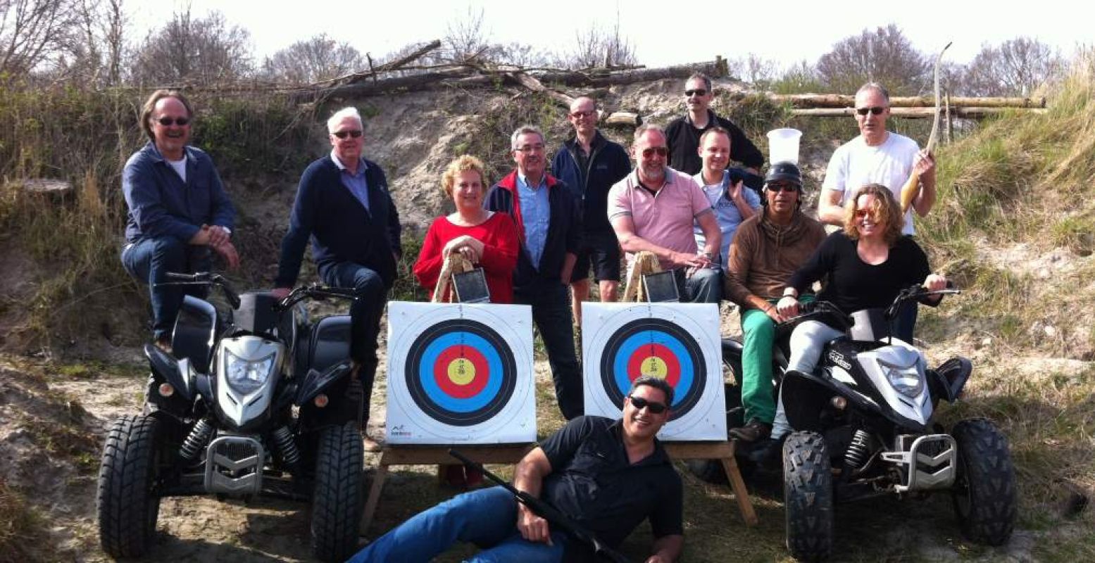 Combineer quadrijden met pijl en boog schieten bij Outdoor Point. Foto: Outdoor Point