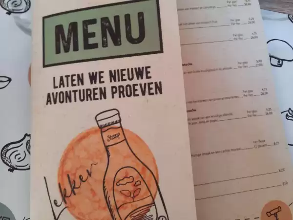 Er staan heel veel pannenkoeken op de menukaart. Foto: DagjeWeg.NL Er staan heel veel pannenkoeken op de menukaart. Foto: DagjeWeg.NL