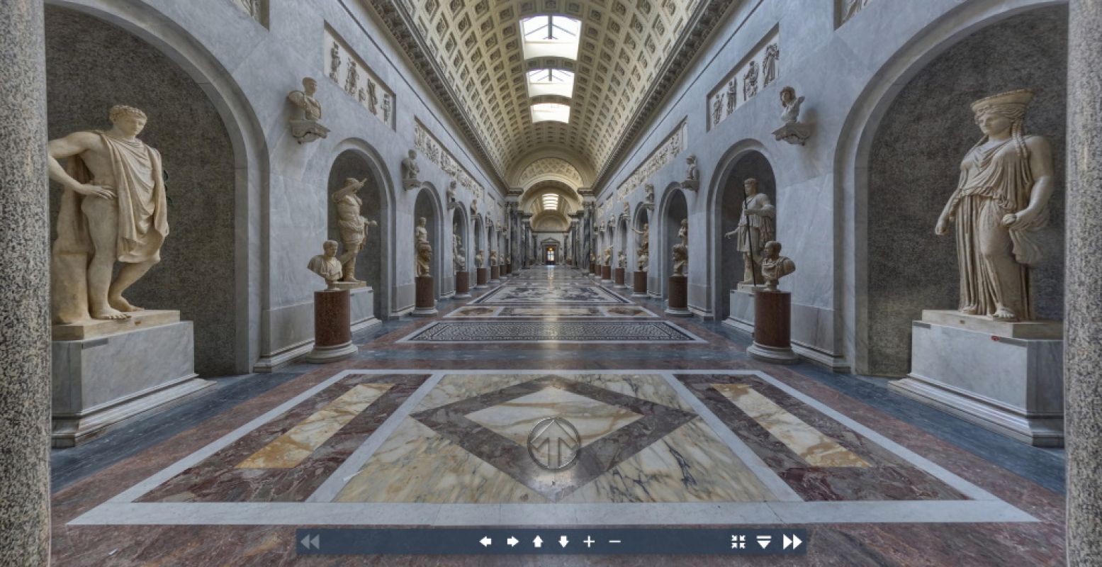 Screenshot virtual tour "New Wing". Foto: Musei Vaticani.