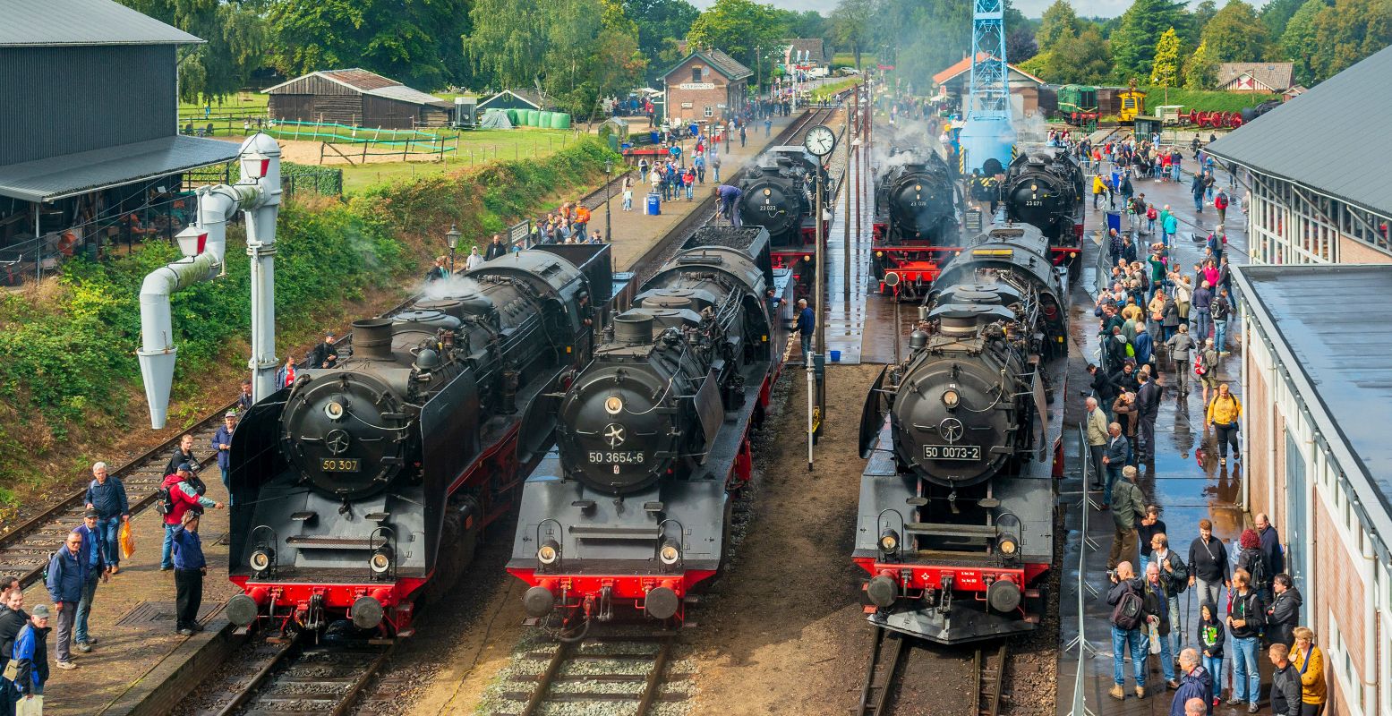 Bezoek op Hemelvaartsdag de Nationale Stoomtreindag en maak meteen ook een ritje over de Veluwe. Foto: Veluwsche Stoomtrein Maatschappij