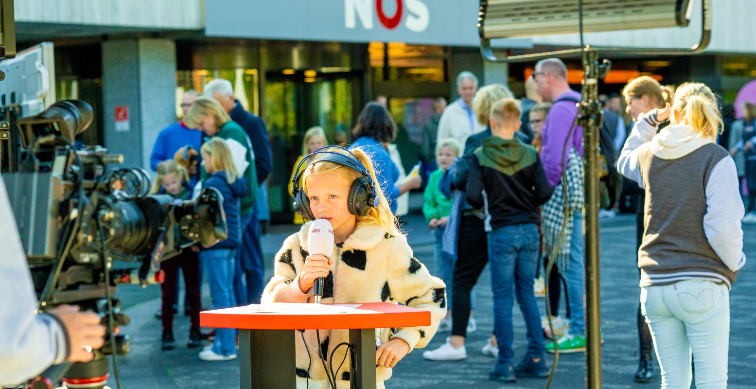 Presenteer het NOS Journaal. Foto: Dutch Media Week © Marco Hofstede