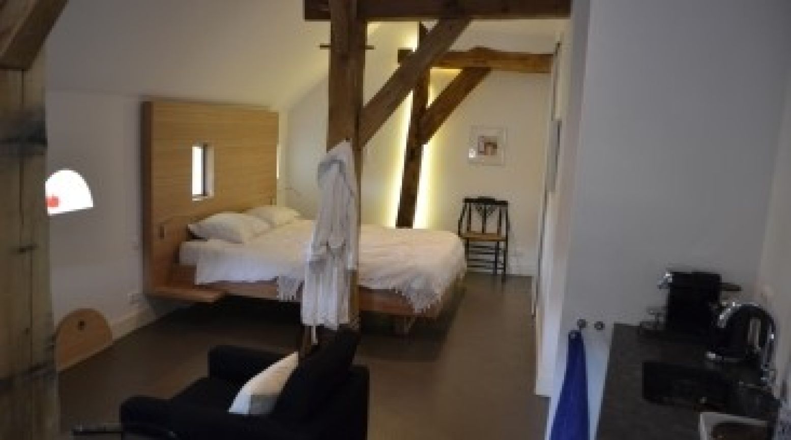 De luxe Suite 3, waar we een heerlijke nacht doorbrengen. Foto: DagjeWeg.NL