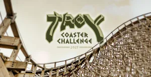 Steun de deelnemers van de Troy Coaster Challenge De Troy Coaster Challenge gaat bijna van start. Foto: Toverland ©