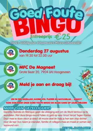 Goed Foute Bingo Avond Foto: Iris Imbos