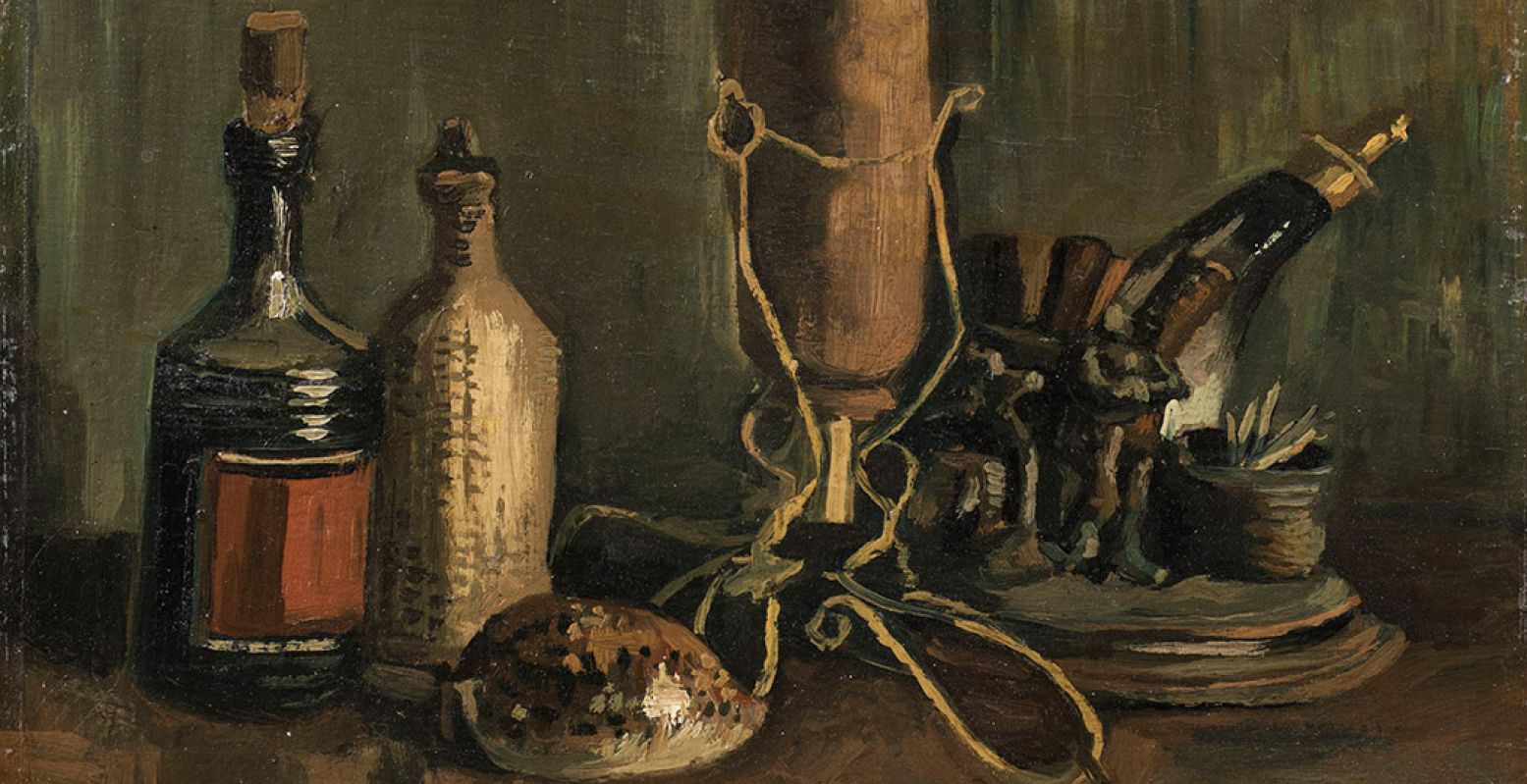 Uitsnede uit het werk van Van Gogh dat Het Noordbrabants Museum het meest recent in eigendom kreeg en dat nu voor het eerst te zien is in het museum: herfst 1884, olieverf op doek op paneel, 31,8 x 41,3 cm. Foto: Het Noordbrabants Museum © Marjo van de Peppel-Kool