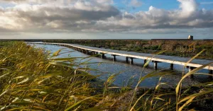 De uithoeken van Marker Wadden, met Noordstrand en vlonderpaden De uithoeken van Marker Wadden, met Noordstrand en vlonderpadenFoto geüpload door gebruiker Natuurmonumenten.