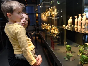 Wereldmuseum Leiden Gezichten bij Afrika. Foto: Wereldmuseum Leiden