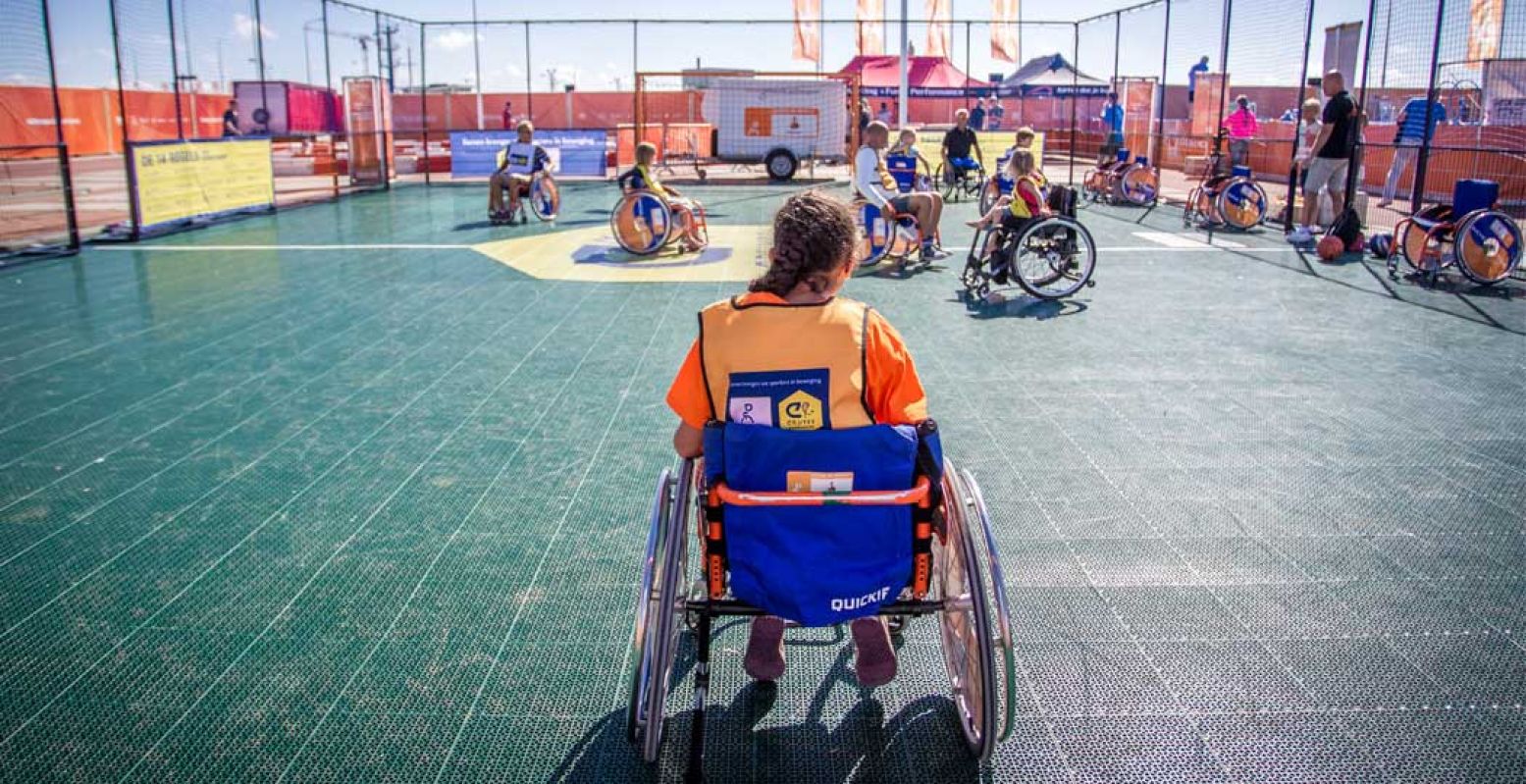 Beoefen naast de olympische disciplines ook gave paralympische sporten. Foto: Olympic Experience 2016 © Tim Buitenhuis