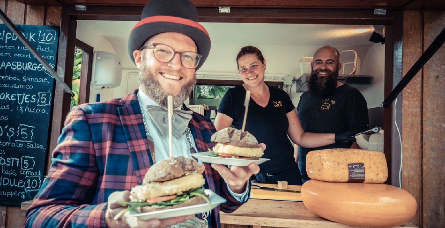 Scoor een smakelijke hamburger. Foto: Festival TREK