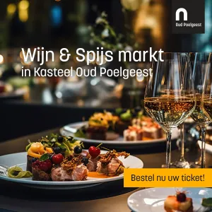 Wijn & Spijs Markt Kasteel Oud Poelgeest wijnglas Melvin van BeekumFoto geüpload door gebruiker.