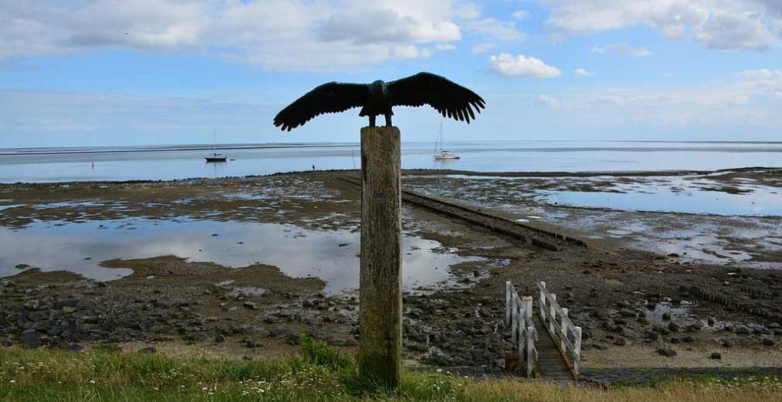 'Vlieland shore at low tide (Netherlands 2015)'. Foto:  paularps . Licentie:  Sommige rechten voorbehouden . Bron:  Flickr.com .