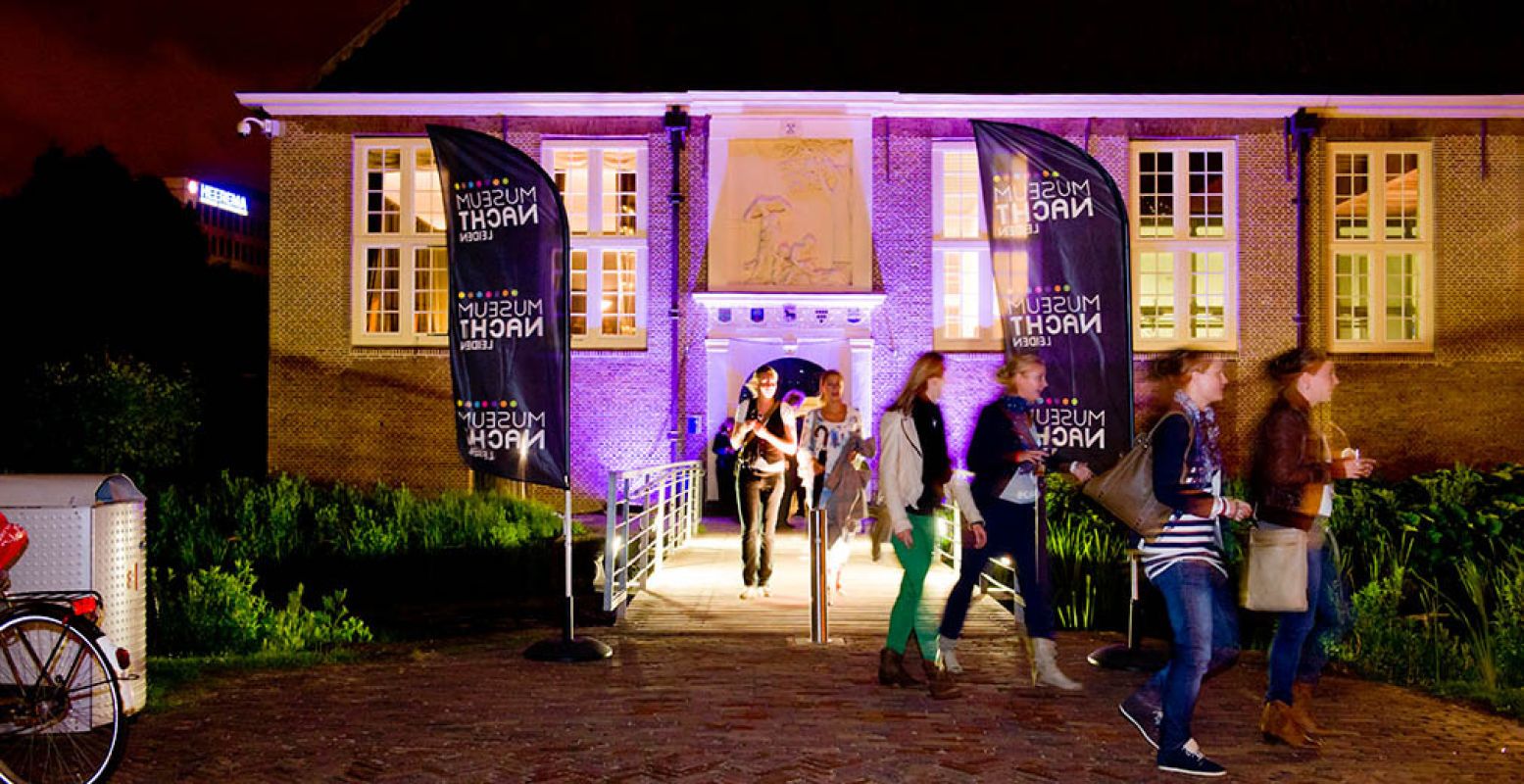 Ontdek musea tot diep in de nacht en doe mee aan leuke activiteiten. Foto: Museumnacht Leiden.
