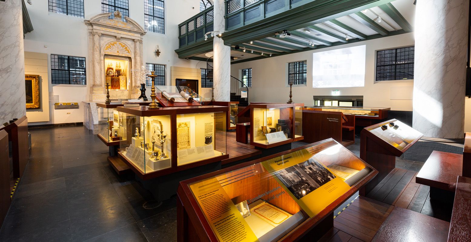 De vaste expositie over religie in het Joods Museum, onderdeel van het Joods Cultureel Kwartier. Foto: Joods Cultureel Kwartier