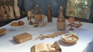 Ibo Heeres Levensecht Houtsnijwerk Houtsnijwerk, foto: Museum 't Steenhuus