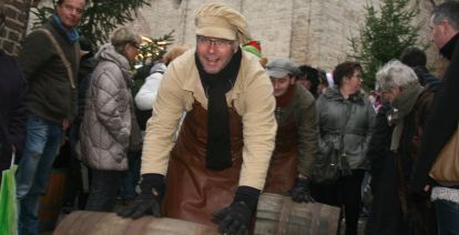 Ontmoet in Deventer de tonnenrollers tijdens het Dickens Festijn. Foto: Dickens Festijn Deventer