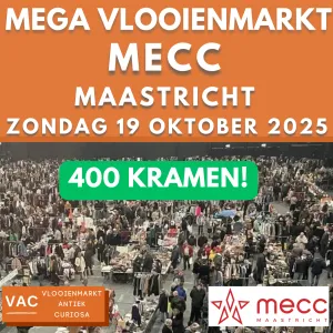Mega vlooienmarkt MECC Maastricht 400 kramen Organisatie Bureau VAC Foto: D. Claassen