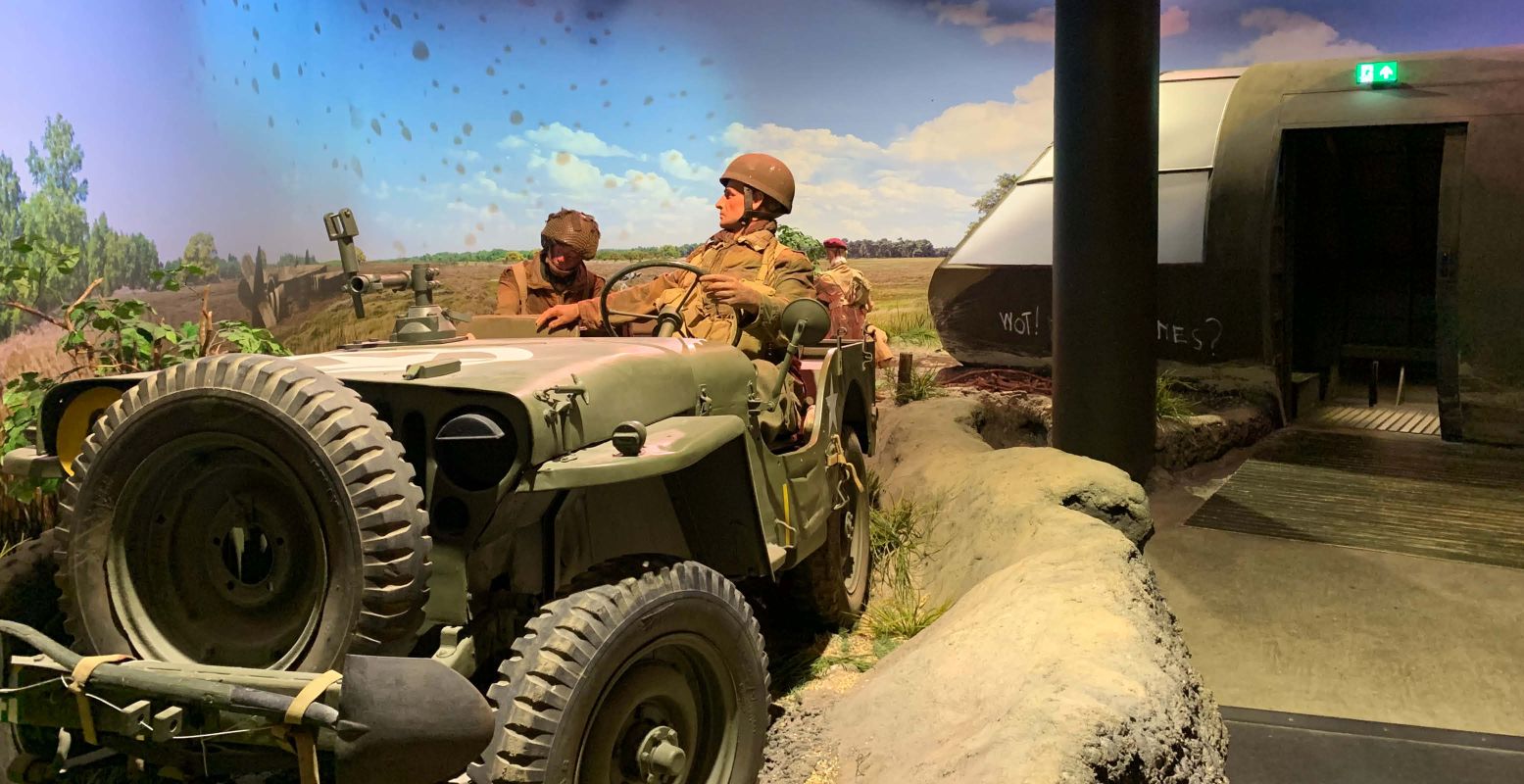 Airborne Museum 'Hartenstein' in Oosterbeek brengt iedereen terug naar het jaar 1944. Foto: Thijs Löwenthal