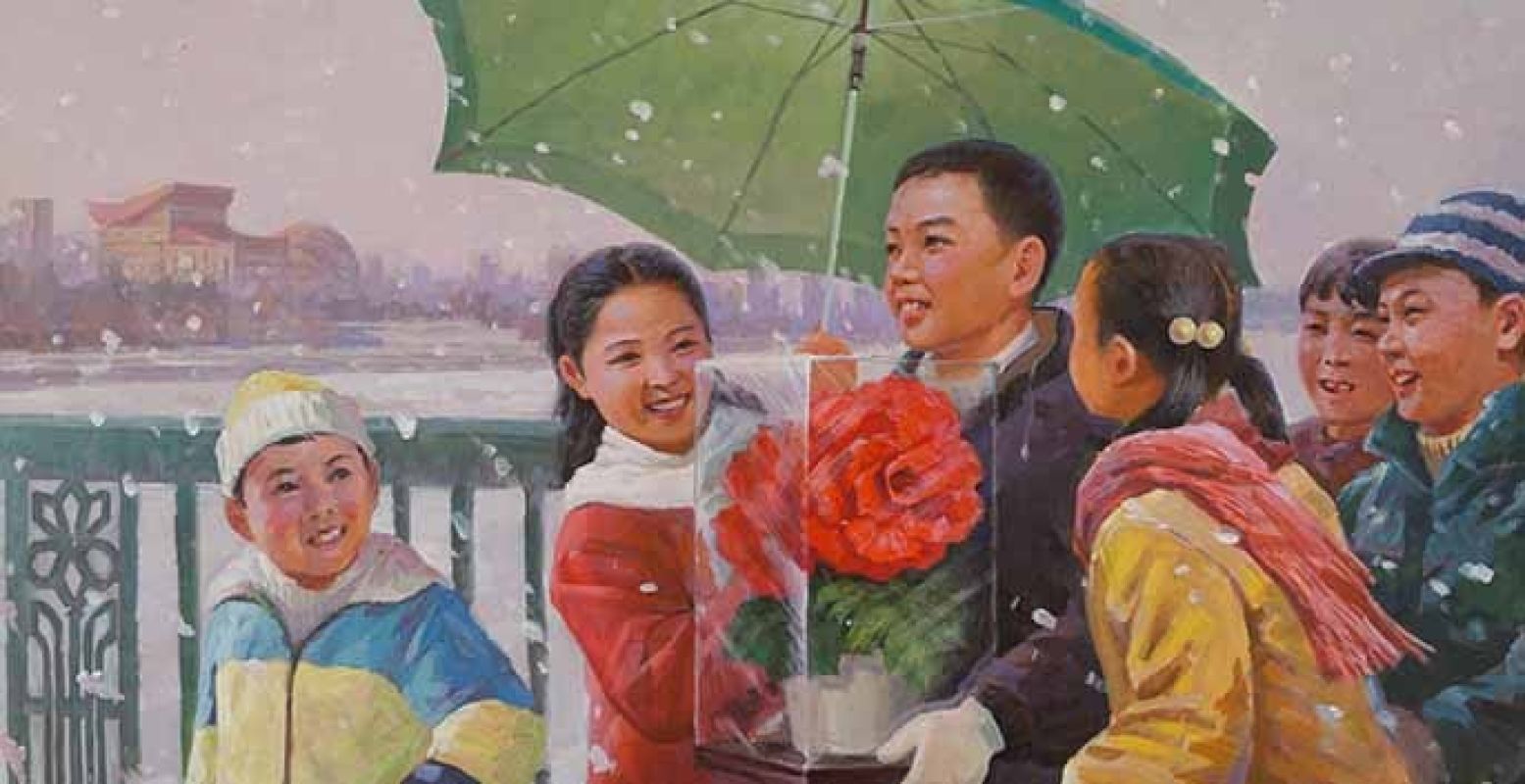 Kim Ch'&#335;l-w&#335;n, Een februari-ochtend, 2003, werk op papier, collectie Ronald de Groen