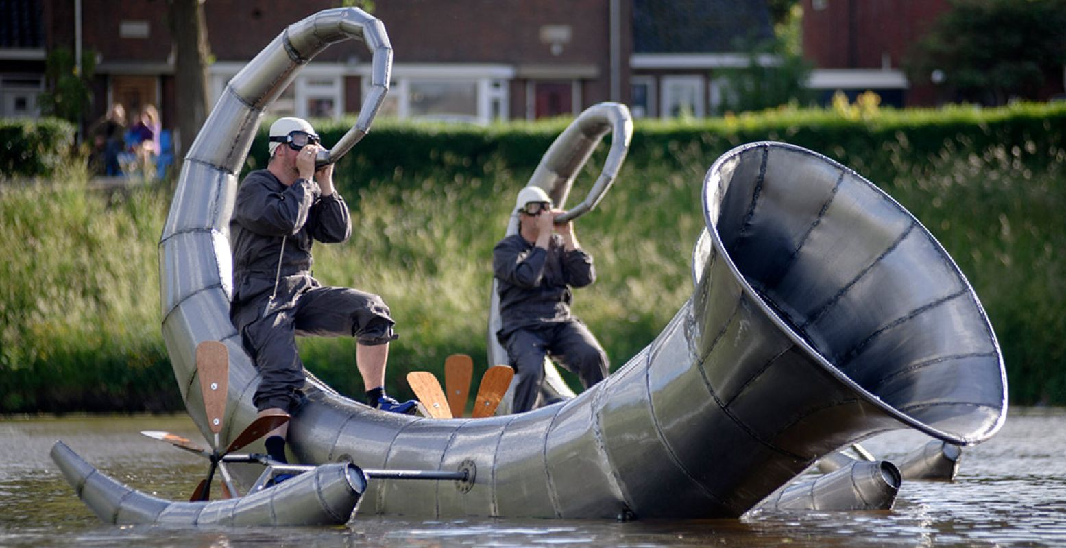 Kunst en theater tijdens de Bosch Parade, geïnspireerd door Jeroen Bosch. Foto: Bosch Parade © Ben Nienhuis