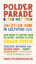 Foto: poster Polder Parade : Keten met eten