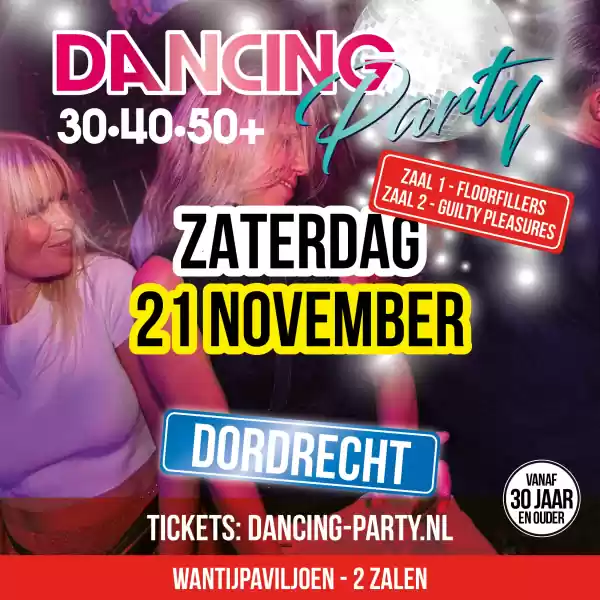 30•40•50+ Dancing Party Dordrecht 30+ Dancing Party. Foto: Herman Hilhorst.