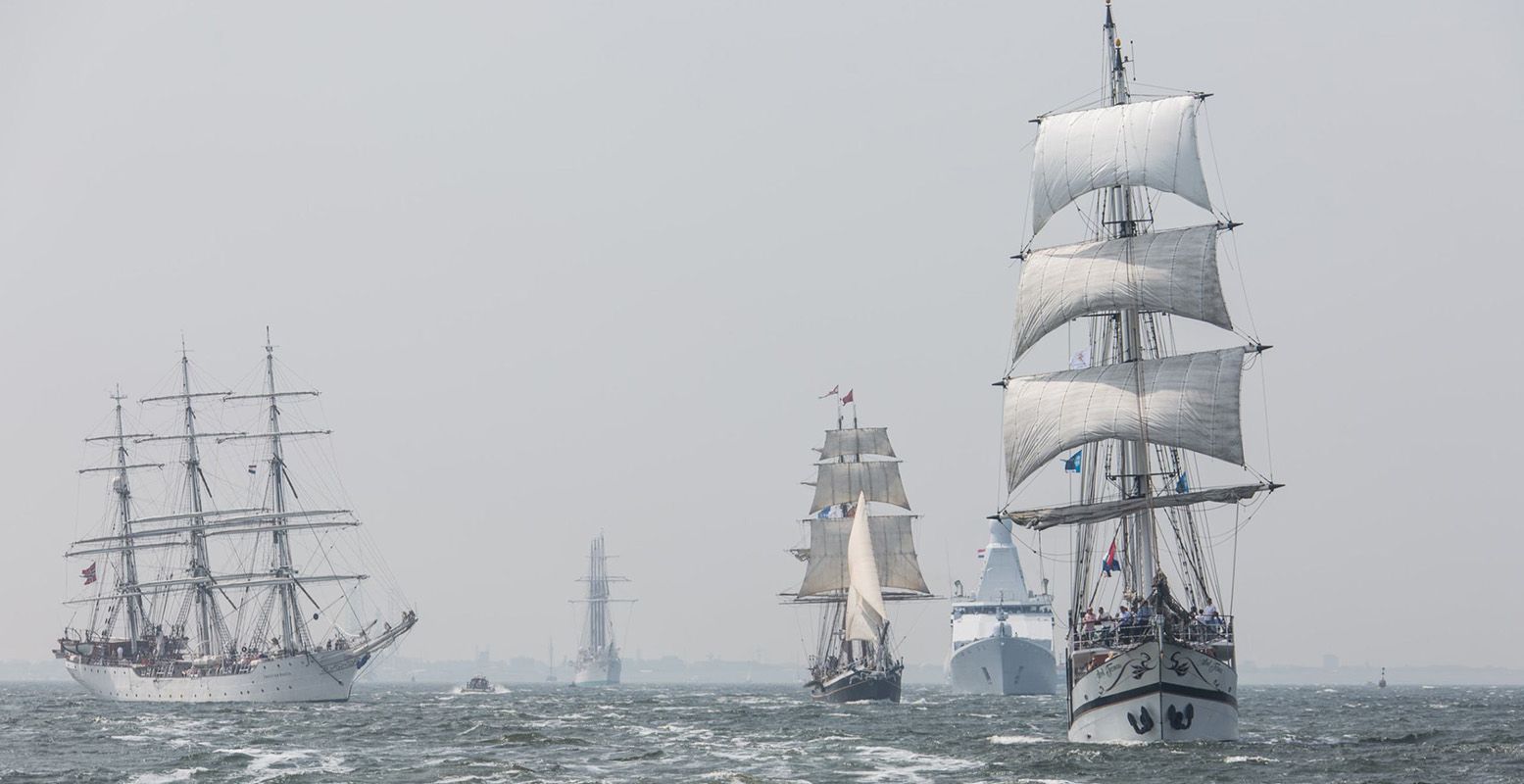 Op donderdag arriveren de schepen in Den Helder. Foto: Citymarketing Den Helder