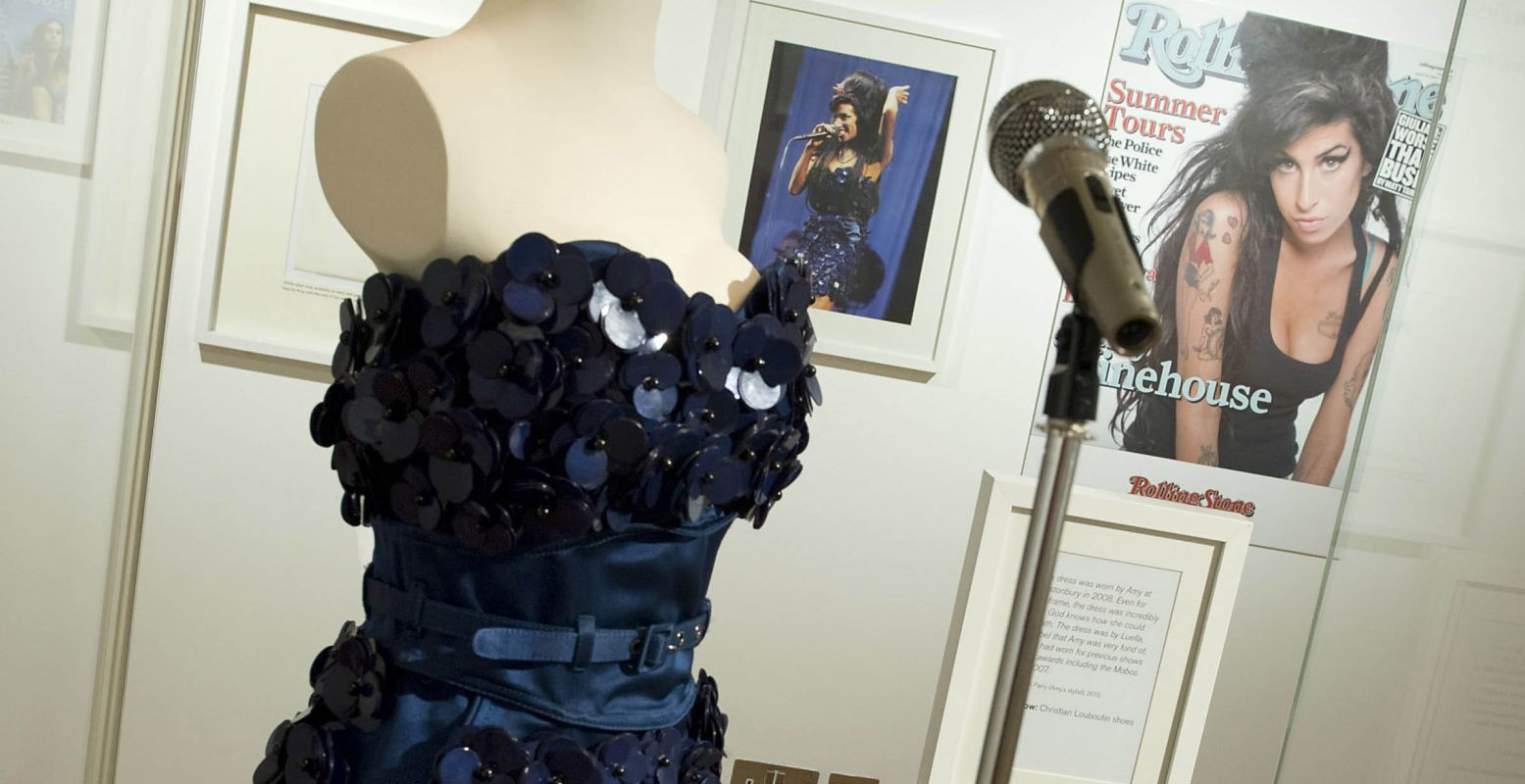 Installation shot dress by Luella Bartley worn by Amy at Glastonbury 2008 © The Jewish Museum