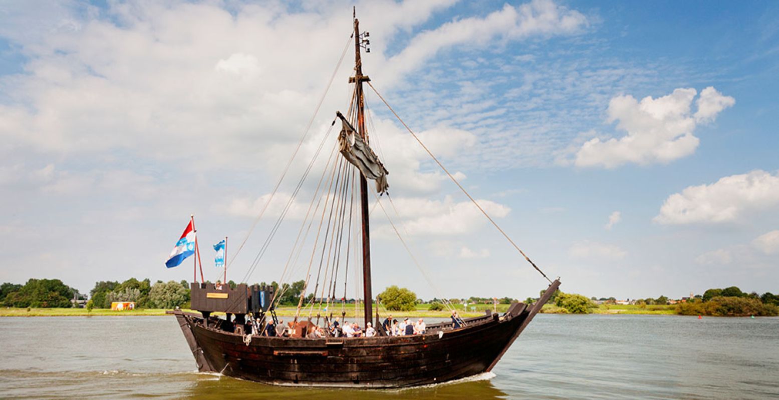 De Kamper Kogge, de enige varende kogge van Nederland. Foto: MarketingOost / Ingeborg Lukkien