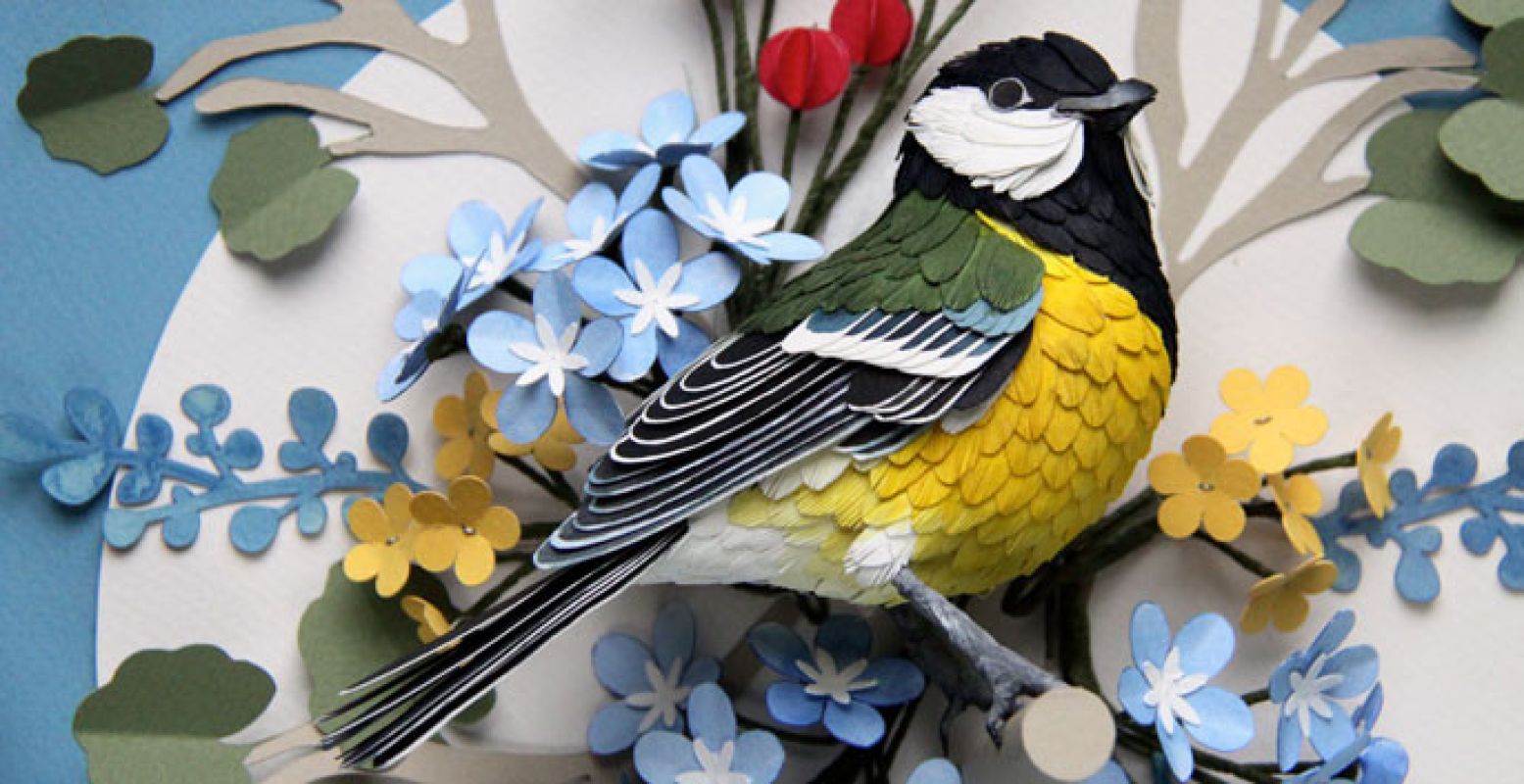 Bekijk het kleurrijke kunstwerk  Birdstamp  van Diana Beltram in het CODA Museum! Foto: CODA Museum