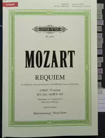Mozart bladmuziek. Foto: Tina Castillo Autie Mozart bladmuziek. Foto: Tina Castillo Autie