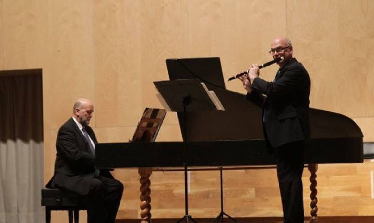 Wilbert Hazelzet en Jacques Ogg. Foto: Jacques Ogg