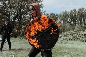 Magische vuurshow voor kinderen Foto geüpload door gebruiker Stichting Liniebreed Ondernemen.