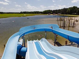 Plezier maken bij het recreatiemeer. Foto: De Flaasbloem