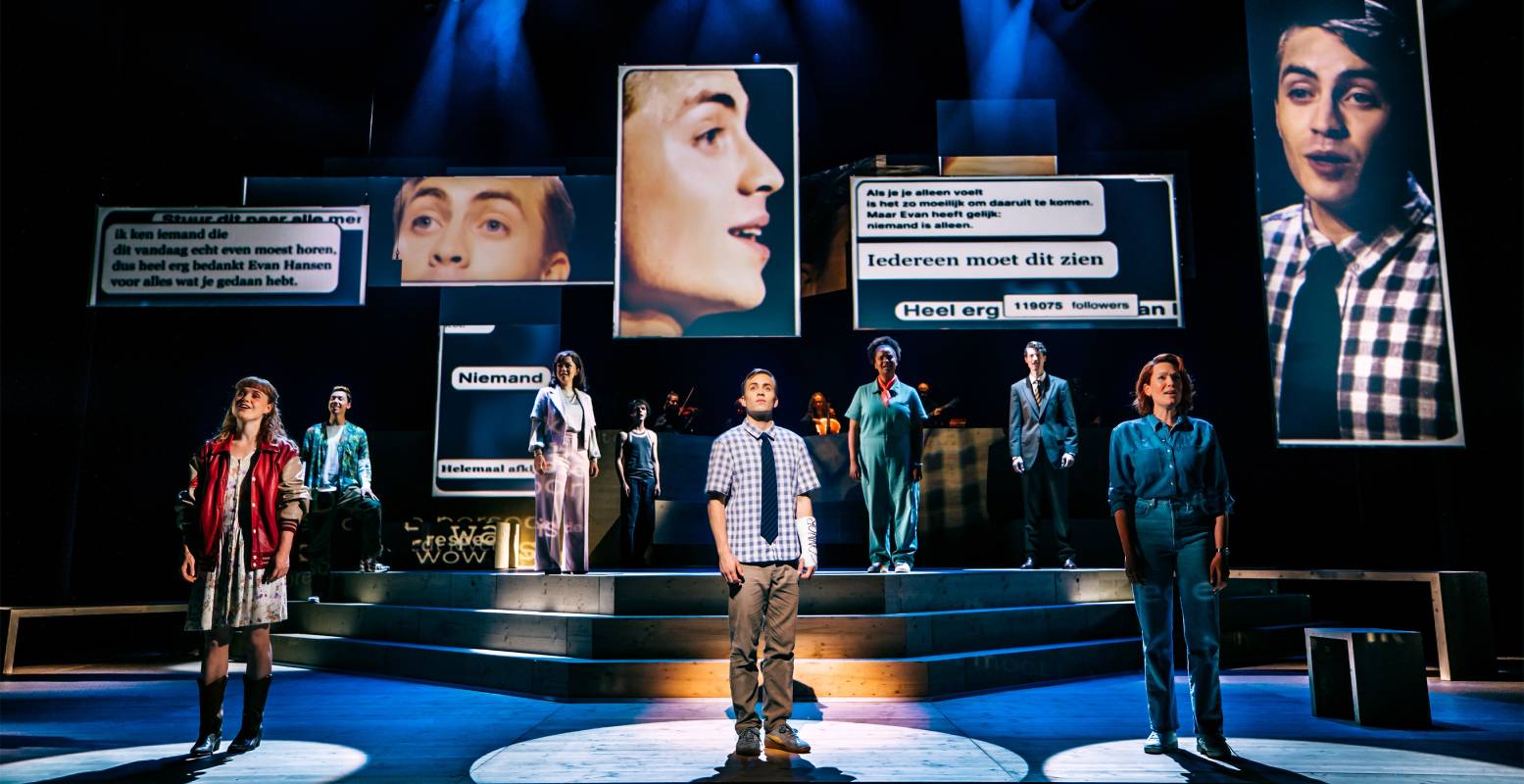 De indrukwekkende musical Dear Evan Hansen zal je niet snel vergeten. Foto: © Set Vexy