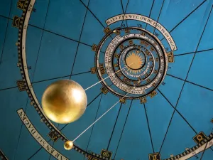 Eise Eisinga Planetarium Deel van het planetarium. Foto: Koninklijk Eise Eisinga Planetarium