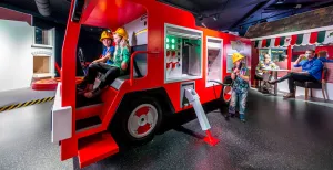 FEC Sevenum: een actief dagje uit voor de hele familie! Blus een brandje als Brandweerman Sam™. Foto: Mattel Play!
