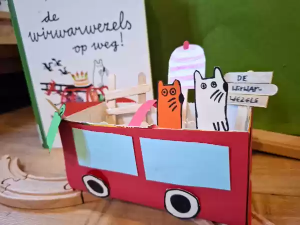 DIY Knutseltafel: Wirwarwezels auto Foto geüpload door gebruiker veenendaal