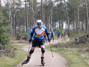 Cross skaten en rolskiën