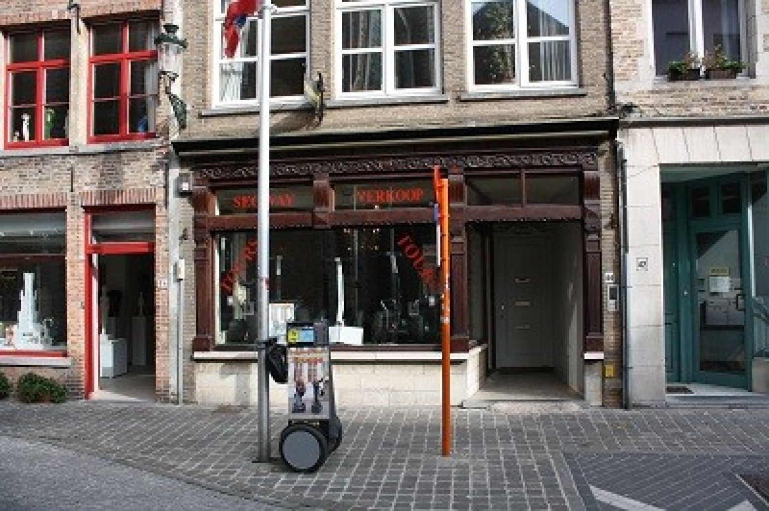 Het Segway-centrum van Brugge aan de Sint-Jakobsstraat 44.