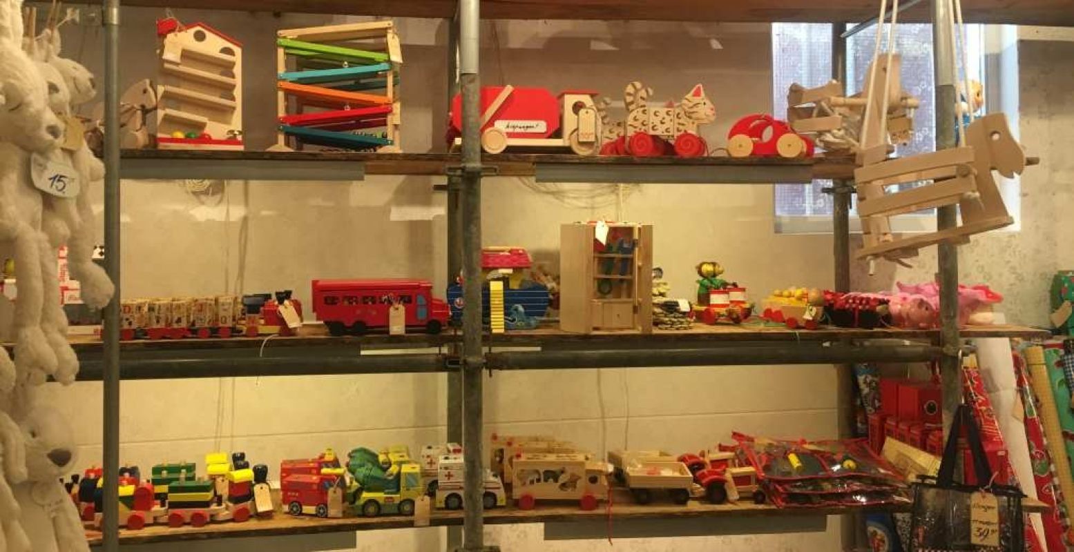 Duurzaam houten speelgoed bij ToyToy. Foto: redactie DagjeWeg.NL