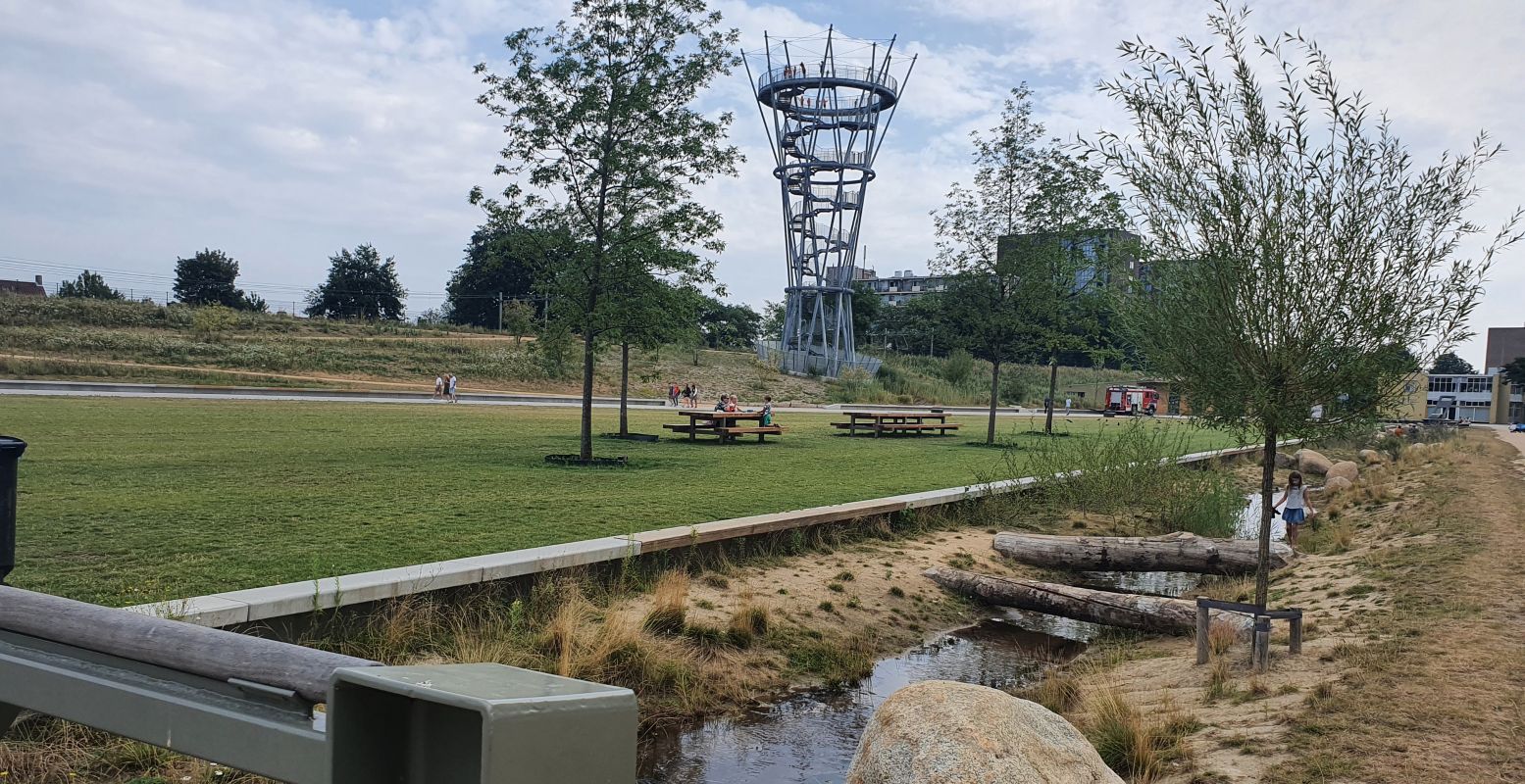 Klim op de Kempentoren voor een prachtig uitzicht. Foto: Spoorpark Tilburg