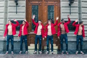 Bewonder de boys van Abercrombie