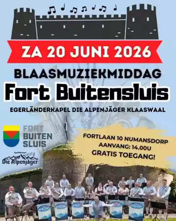Blaasmuziekmiddag die Alpenjger Foto ge&uuml;pload door gebruiker Waterlinie Evenement