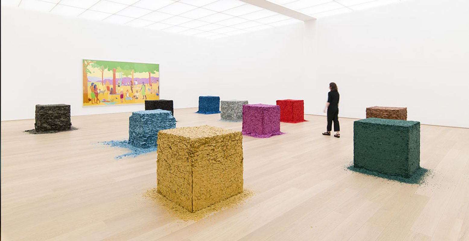 Een van de zalen van expositie Rendez-Vous in Museum Voorlinden. Foto: Museum Voorlinden © Antoine van Kaam