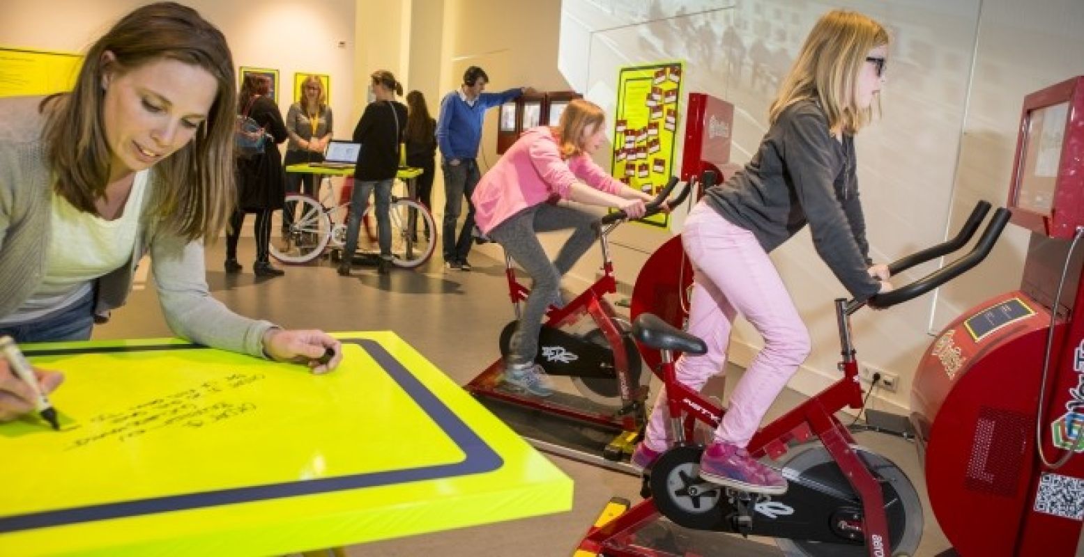 Spring achterop bij de wetenschap en kom langs bij het FietsLAB in het Universiteitsmuseum Utrecht! Foto: Universiteitsmuseum Utrecht