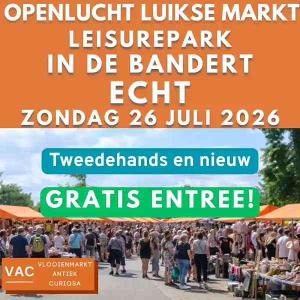 Luikse markt Leisurepark In de Bandert Organisatie Bureau VAC Foto: D. Claassen
