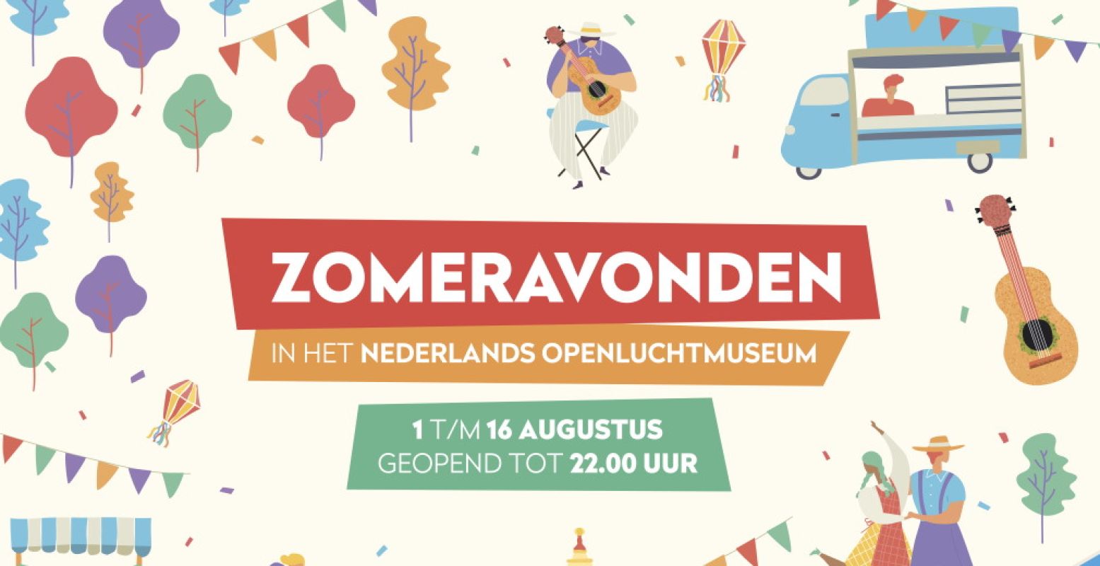 Nog nooit eerder was het Nederlands Openluchtmuseum 's avonds open voor publiek. Foto: Nederlands Openluchtmuseum