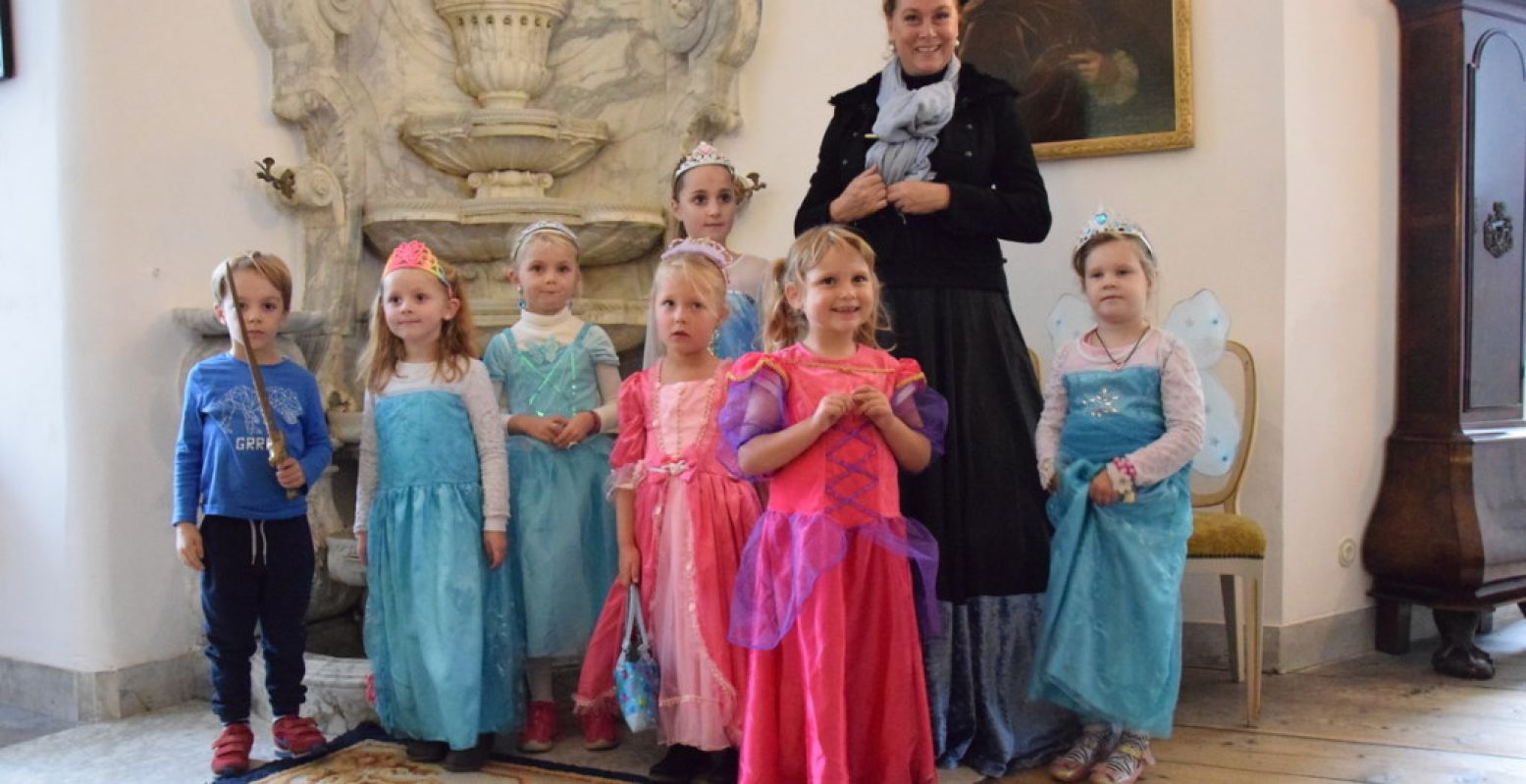 Net zo deftig als een echte prins of prinses op Kasteel Rosendael. Foto: Floor ten Brink