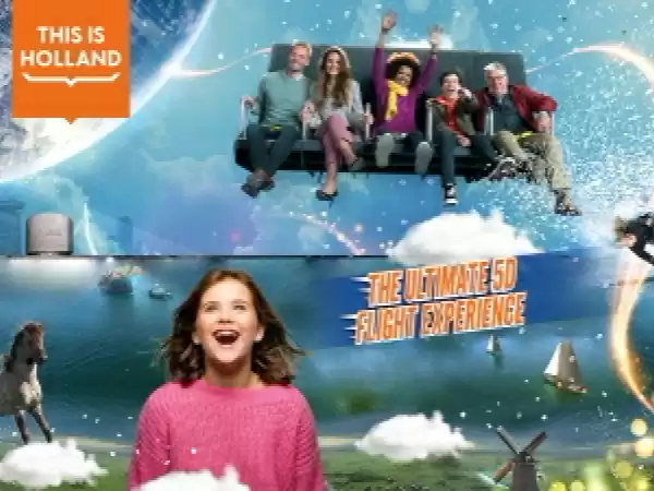 THIS IS HOLLAND Zweef over land en water! Foto: THIS IS HOLLAND.