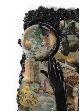 Renée van Leusden: 50 jaar verBEELDing Save the Planet, Renee van Leusden. Foto: Saar van Leusden.